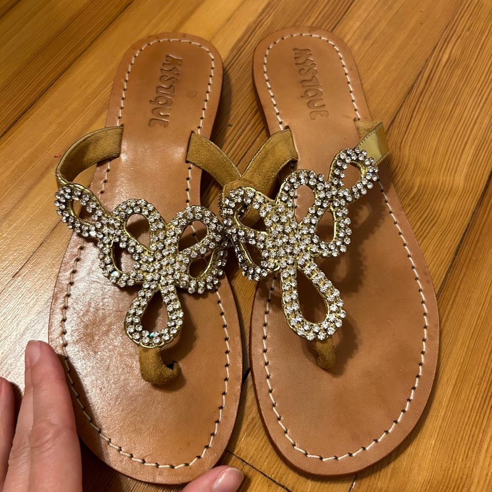 Mystique crystal sandals
